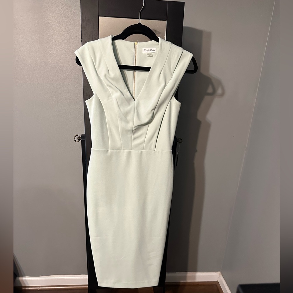 Calvin Klein Mint Sheath Dress